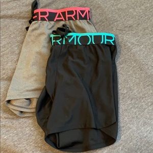 2 under armour shorts